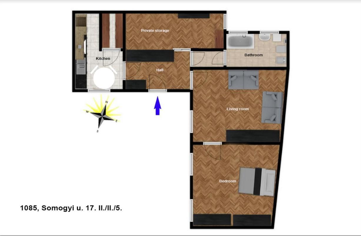 Apartamento Hi!5 Spacious Palotanegyed Budapeste